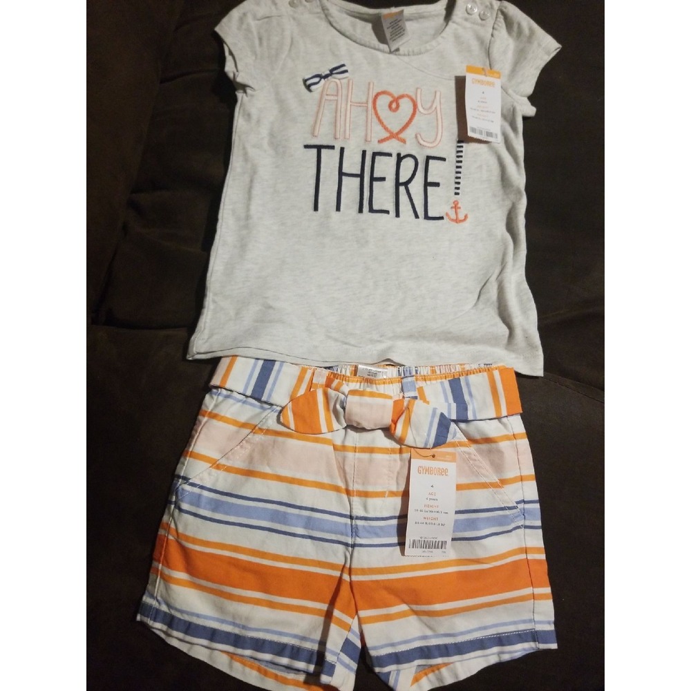 Gymboree cutie on the coast outfit 4 nwt
